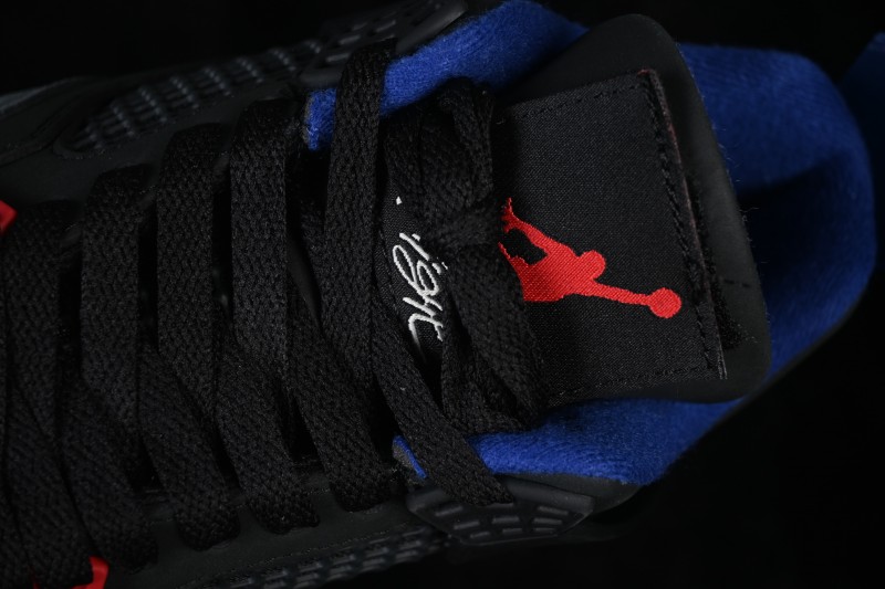 Nike Air Jordan 4 Retro Running Shoes with Military Blue and Neutral Grey Accents - FV5029-003