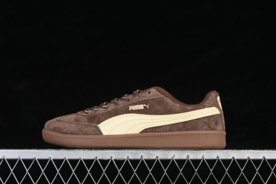 Puma 9-T Suede Retro Skateboarding Shoes with Comfort Cushioning and Non-Slip Outsole - 406756-01