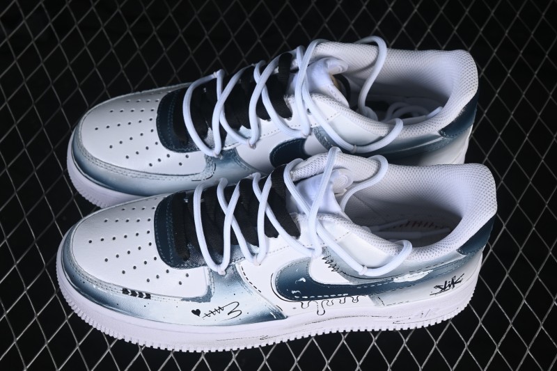 Nike Air Force 1 '07 Low Anime Theme Air Force One Low-Top Casual Skateboarding Shoes - CW2288-111