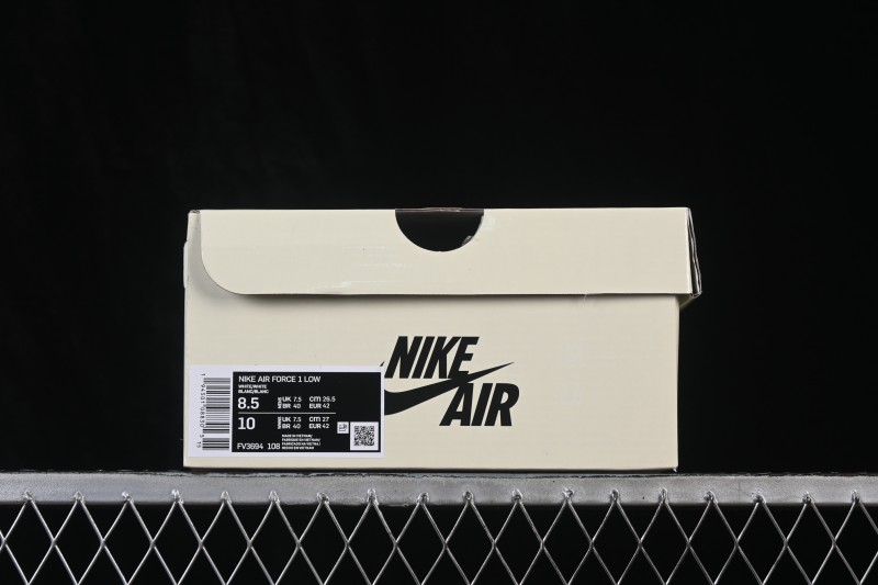 Nike Air Force 1 '07 Low Casual Skateboarding Shoes with Full-Length Air Cushion - FV3694-108