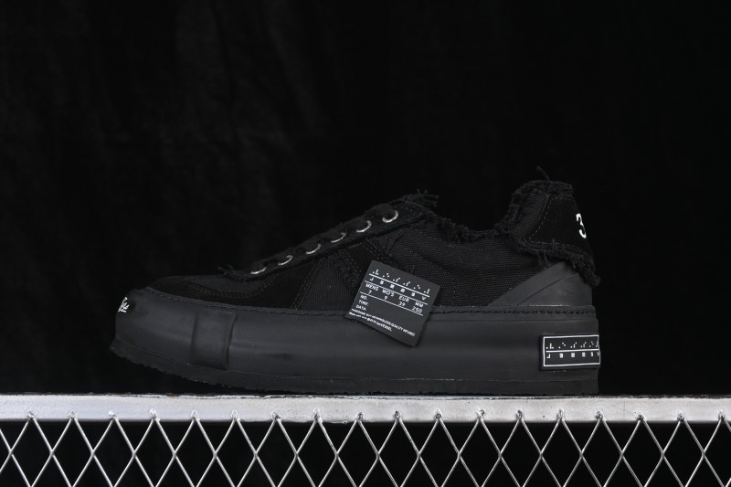 xVESSEL Wu Jianhao Unisex Low-Top Deconstructed Thick-Soled Shoes with Tweed Texture - S19X001B