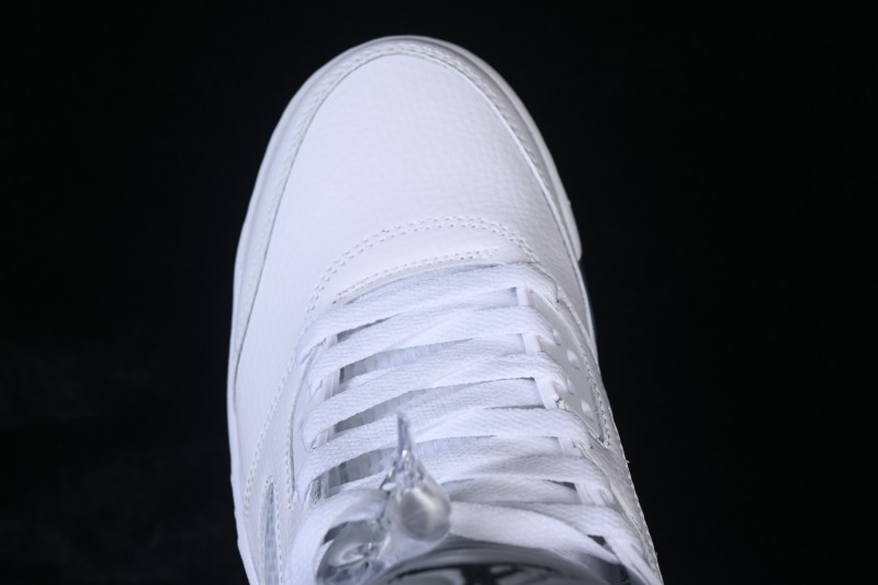 Nike Air Jordan 5 Retro Running Shoes with White Metallic Design and Visible Air Cushioning - HQ7978-103