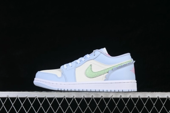 Nike Air Jordan 1 Low Retro Basketball Shoes with Valentine's Day Design - IB7113-403