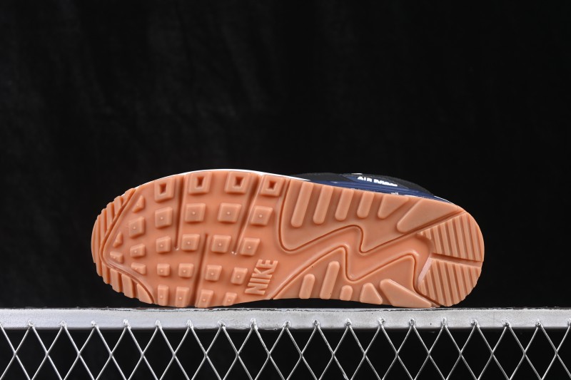 Nike Air Max 90 Retro Running Shoes with Visible Air-Sole Cushion - FB9658-400