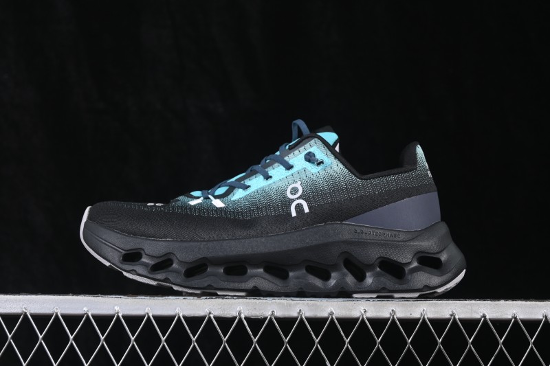 On Cloudtilt Comfortable Slip-Resistant Low-Top Casual Urban Running Shoes Black Light Green