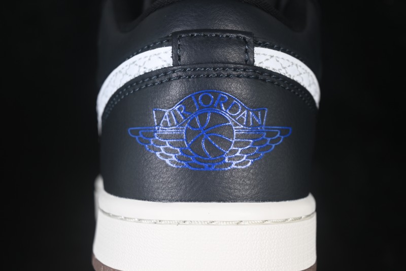 Nike Air Jordan 1 Low Retro Basketball Shoes with Classic Black and White Colorway - IO2047-001