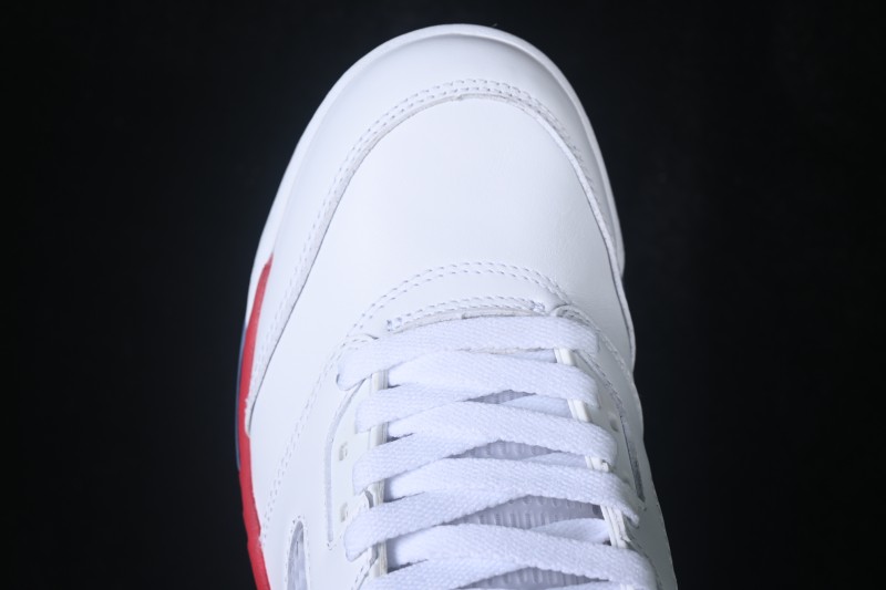 Nike Air Jordan 5 Retro Fire Red Black Tongue Basketball Shoes - HQ7978-101