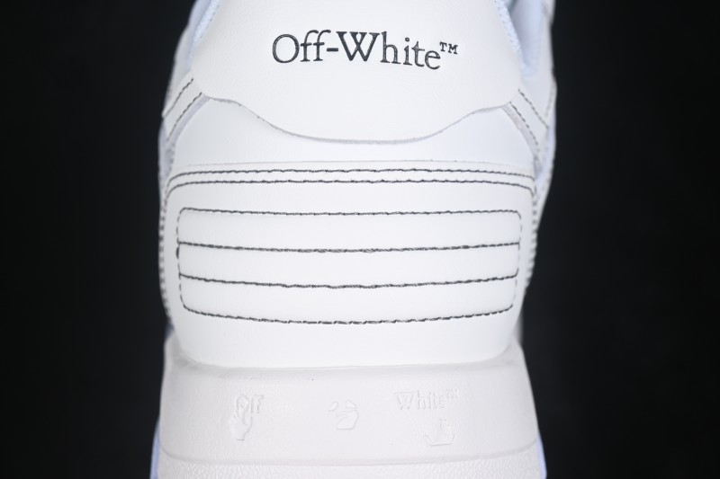 Off-White Out Of Office Low-Top Fashion Skateboarding Shoes White Light Blue - AJD4