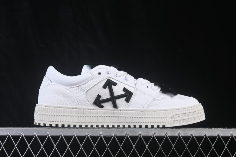Off-White 3.0 Court Round-Toe Lace-Up Low-Top Casual Skate Shoes - AJF6