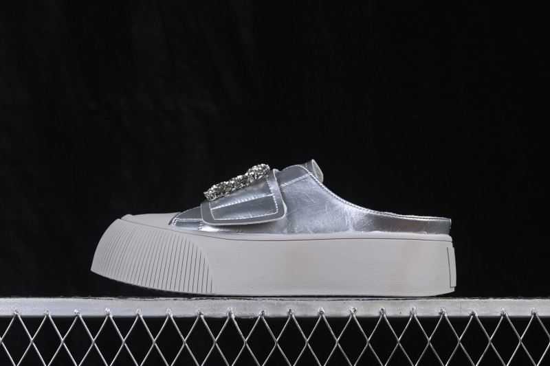 Goldengoose Casual Deichmann Training Lifestyle Shoes with Silver Accents - G26U4818B