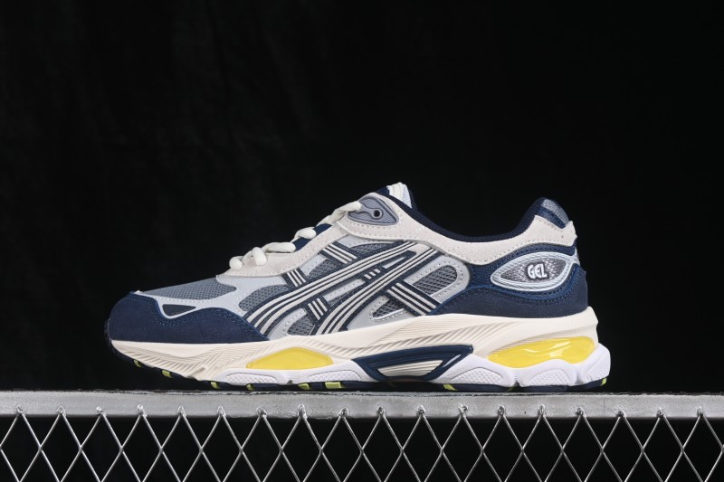 Asics Gel-NYC 2.0 Retro Running Shoes with Breathable Mesh and Suede Upper - 1203A895-020