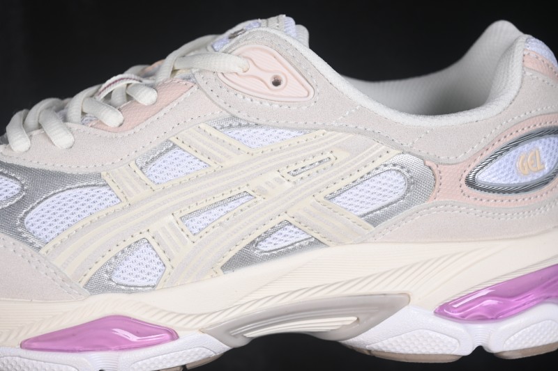 ASICS Gel-NYC 2.0 Running Shoes with Breathable Suede and Mesh Upper - 1203A895-101