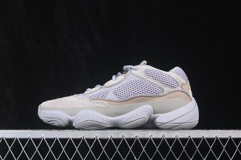 Adidas Originals Yeezy 500 Ash Grey Purple Sneakers - IE4783