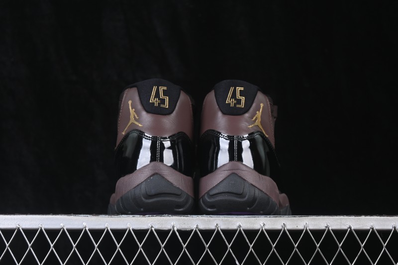 Air Jordan 11 Retro AJ11 Black Brown Basketball Shoes - CT8012-200
