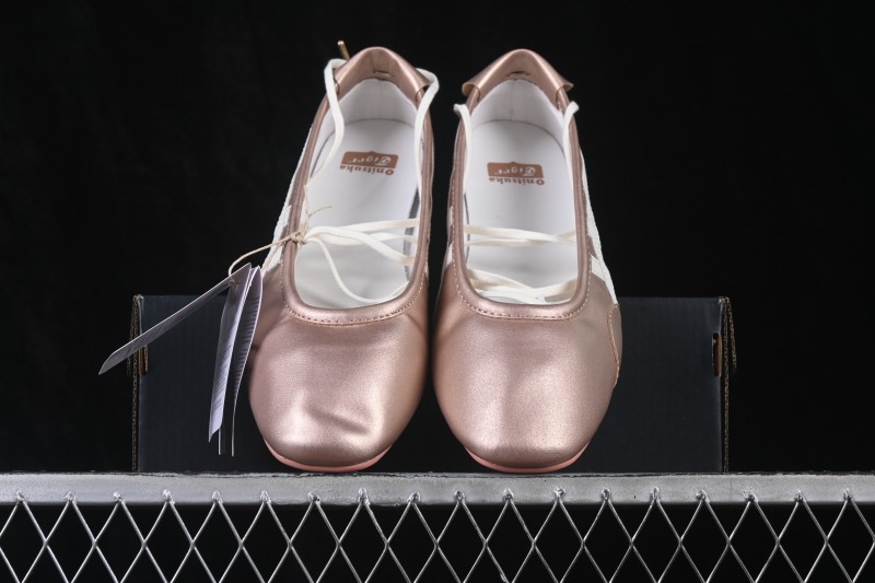 Onitsuka Tiger Gymnarina Stylish Premium Ballet-Inspired Mary Jane Shoes - 1182A754-700