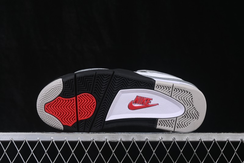 Nike Air Jordan 4 Retro White Cement Basketball Shoes - 840606-192