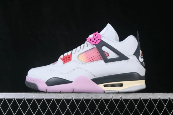 Nike Air Jordan 4 Retro Comic Style Basketball Shoes - JA1135-100