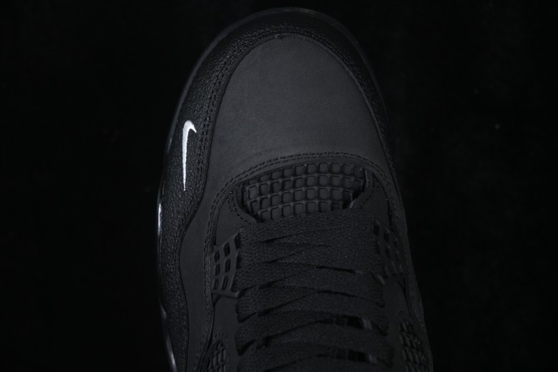 Nike Air Jordan 4 Retro x Nigel Sylvester Collaboration Black Shoes - HF4340-001