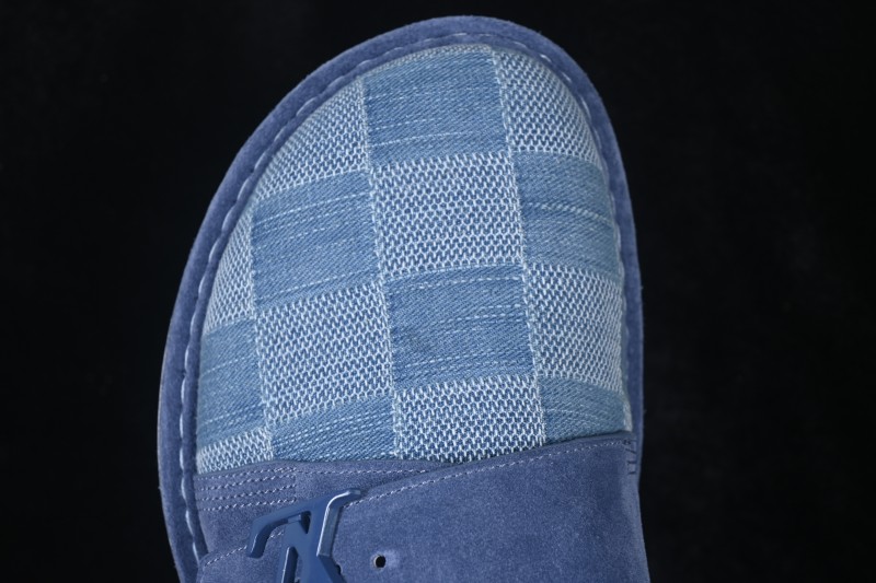 Louis Vuitton Comfort Flat Sandals Calfskin Suede Round Toe Slide - AJE5