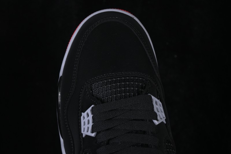 Nike Air Jordan 4 Retro 'Bred' Basketball Shoes - 308497-060