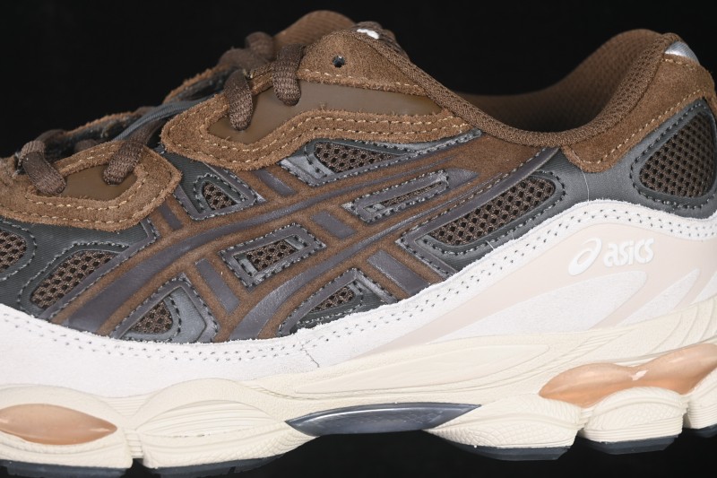 Asics Gel-NYC Retro Running Shoes with Suede and Mesh Upper - 1203A383-201