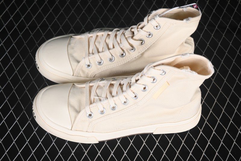 Balenciaga Paris Low Top Distressed High-Top Lace-Up Fashion Sneakers - W3RC49090