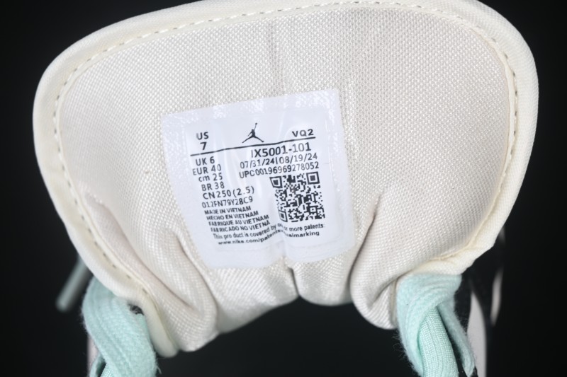 Nike Air Jordan 1 Low Method of Make Turquoise Low-Top Casual Sneakers - IX5001-101