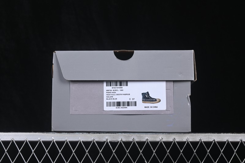 Balenciaga Paris Low Distressed High-Top Lace-Up Fashion Sneakers - W3RCL1095