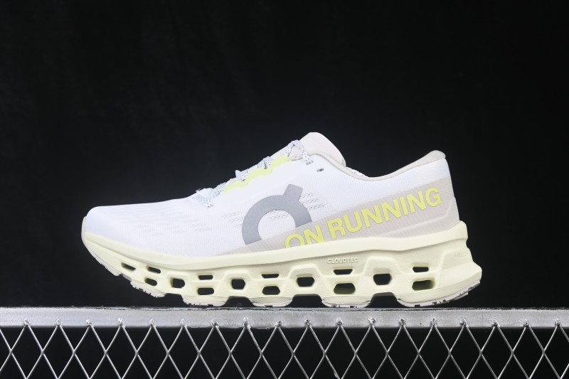 On Cloudmonster 3 Comfort Anti-Slip Wear-Resistant Cushioned Running Shoes - 3WG10034854 Ivory Soodling