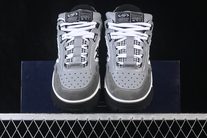 AMIRI MA-94 California Genes Vintage Thick Sole Low-Top Casual Sneakers - AMSNSN1027-271 Grey