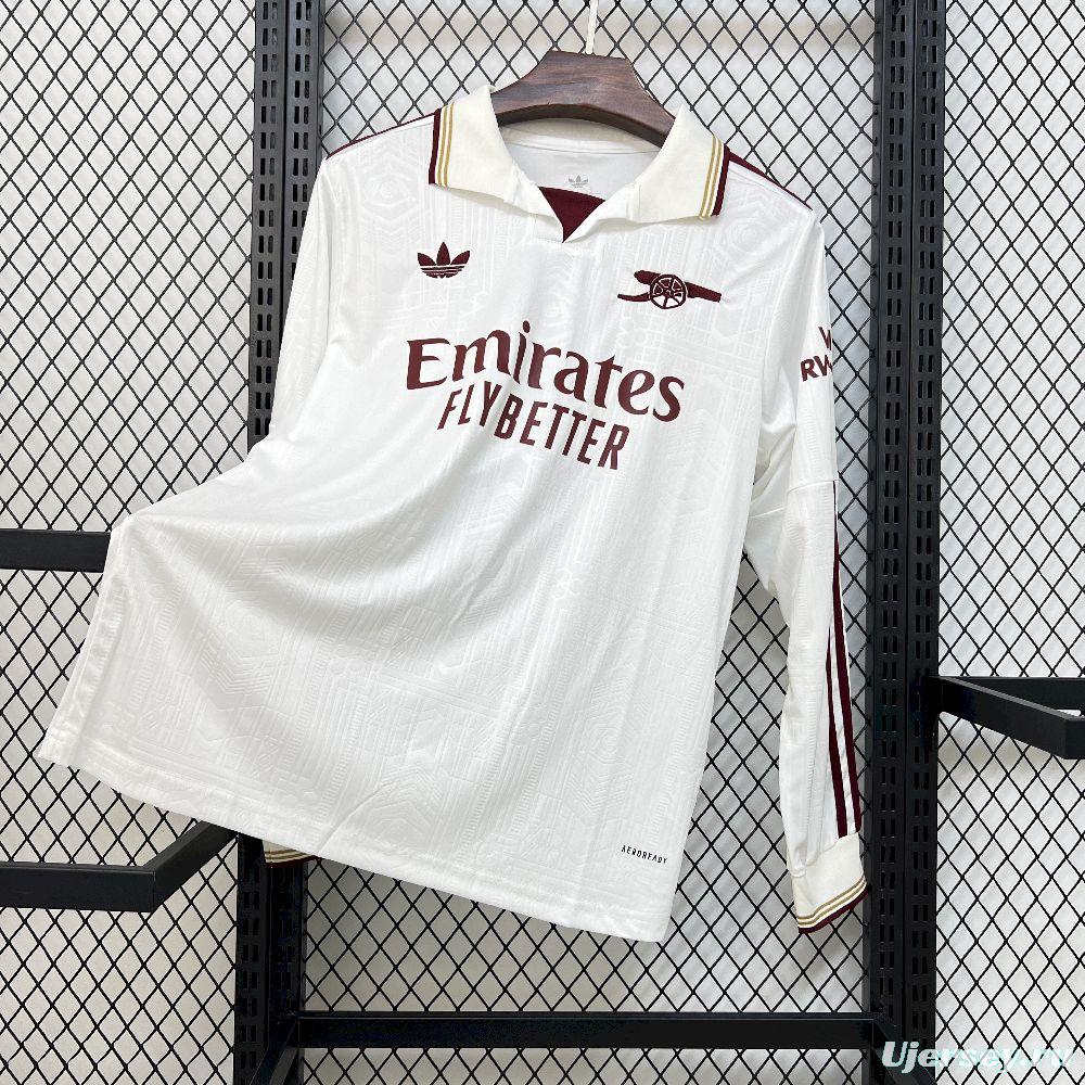 2025/26 Mens Arsenal Third Long Sleeve Jersey