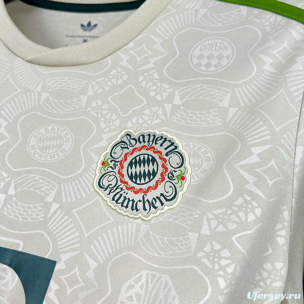 2025/26 Mens Bayern Munich Oktoberfest Long Sleeve Jersey