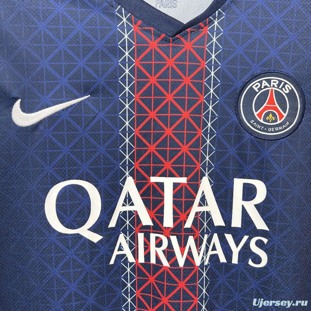 2025/26 Mens Paris Saint-Germain Home Long Sleeve Jersey