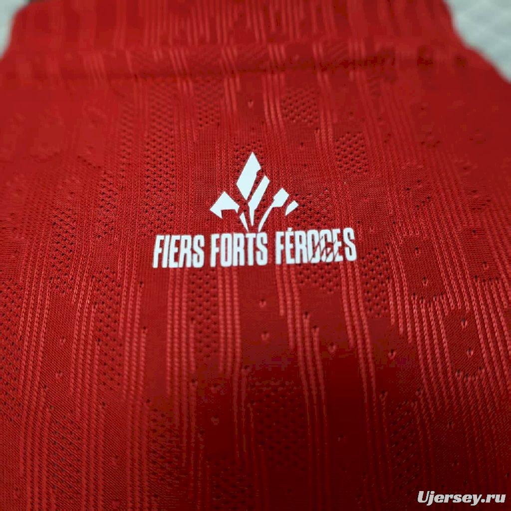 2025/26 Player Version Mens Lille OSC Home Jersey