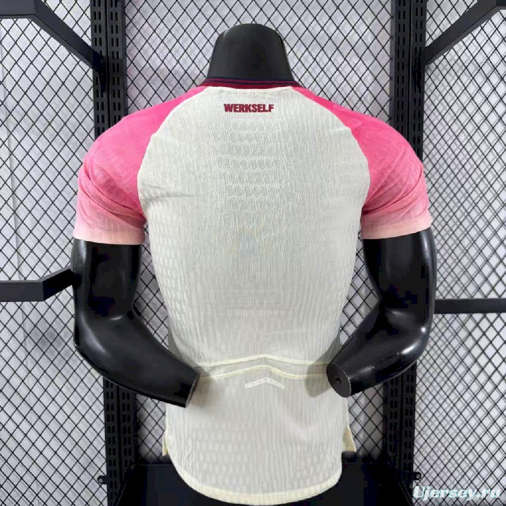 2025/26 Player Version Mens Bayer 04 Leverkusen Away Jersey