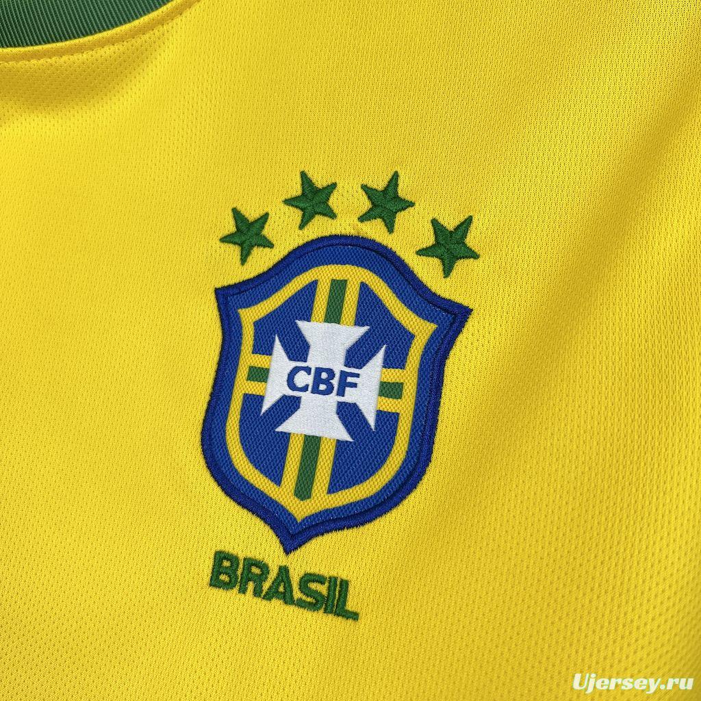 1998 Retro Brazil X Soldier Home Jersey