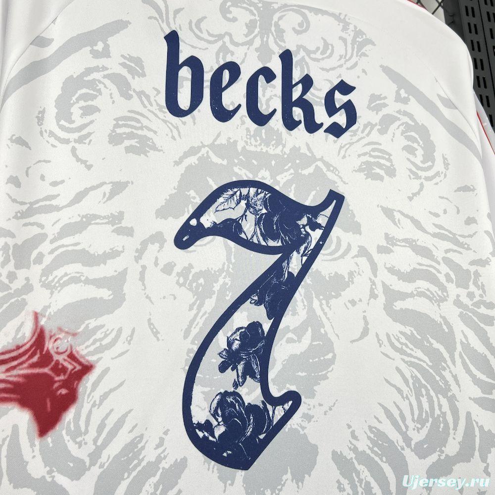 2025 Mens England Becks #7 Special Jersey