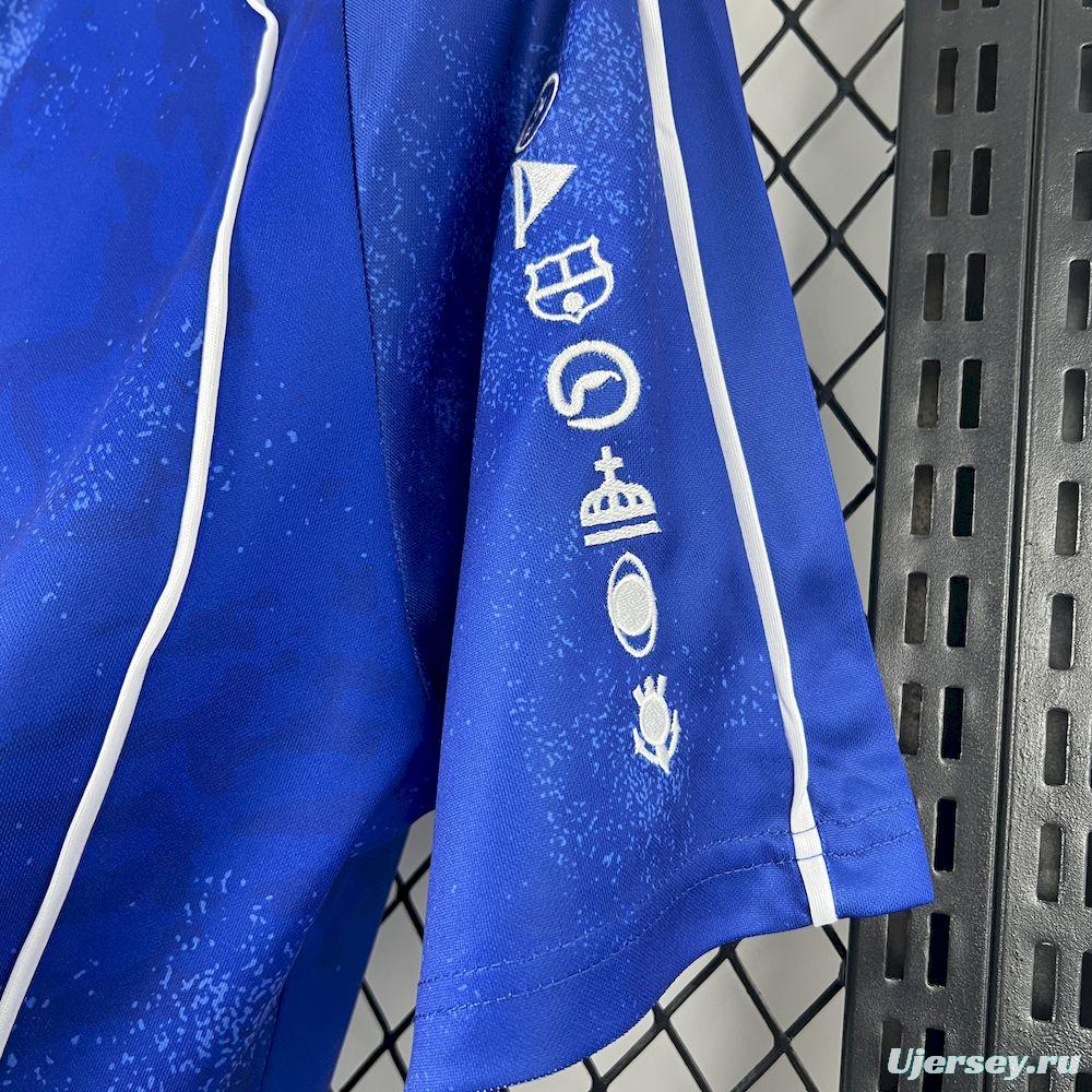 2025 Mens Brazil O Fenomeno#9 Comma Football Blue Jersey