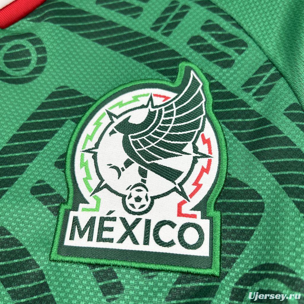 2026 Mens Mexico World Cup Home Long Sleeve Jersey