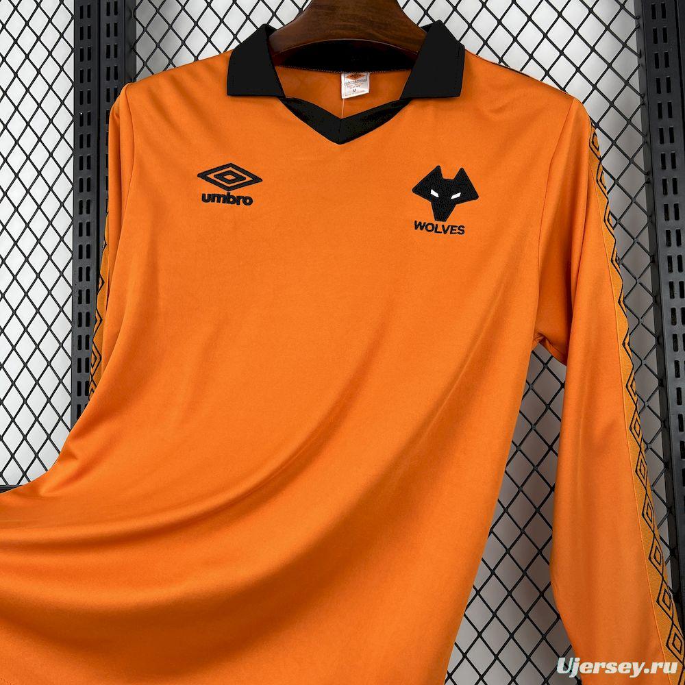 1980/81 Retro Wolves Home Long Sleeve Jersey