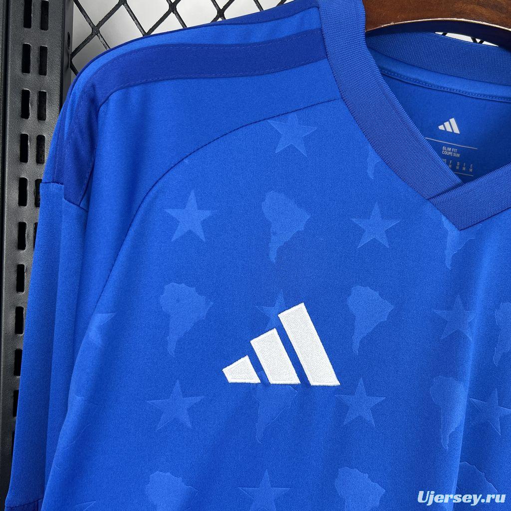 2026/27 Mens Cruzeiro Home Long Sleeves Jersey