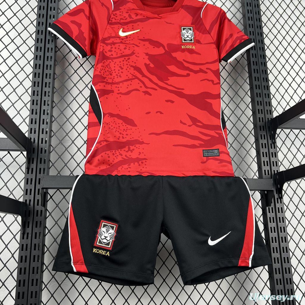 2026 Kids South Korea World Cup Home Kit