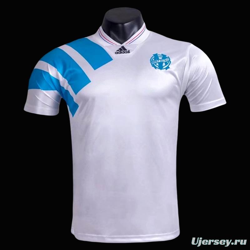 RETRO 92/93 Marseille Home Soccer Jersey