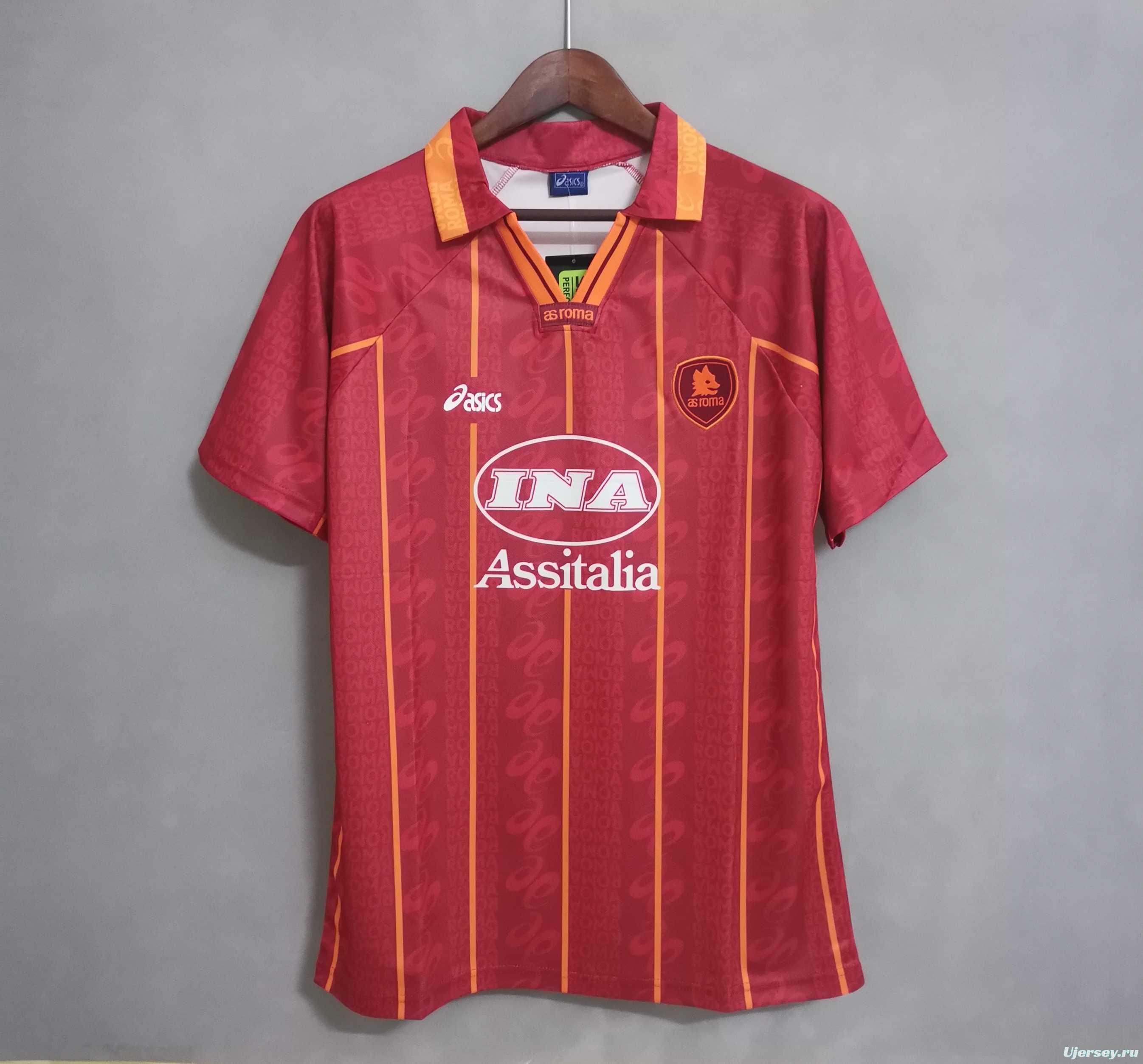 Retro 96 97 AS Roma Home Jersey