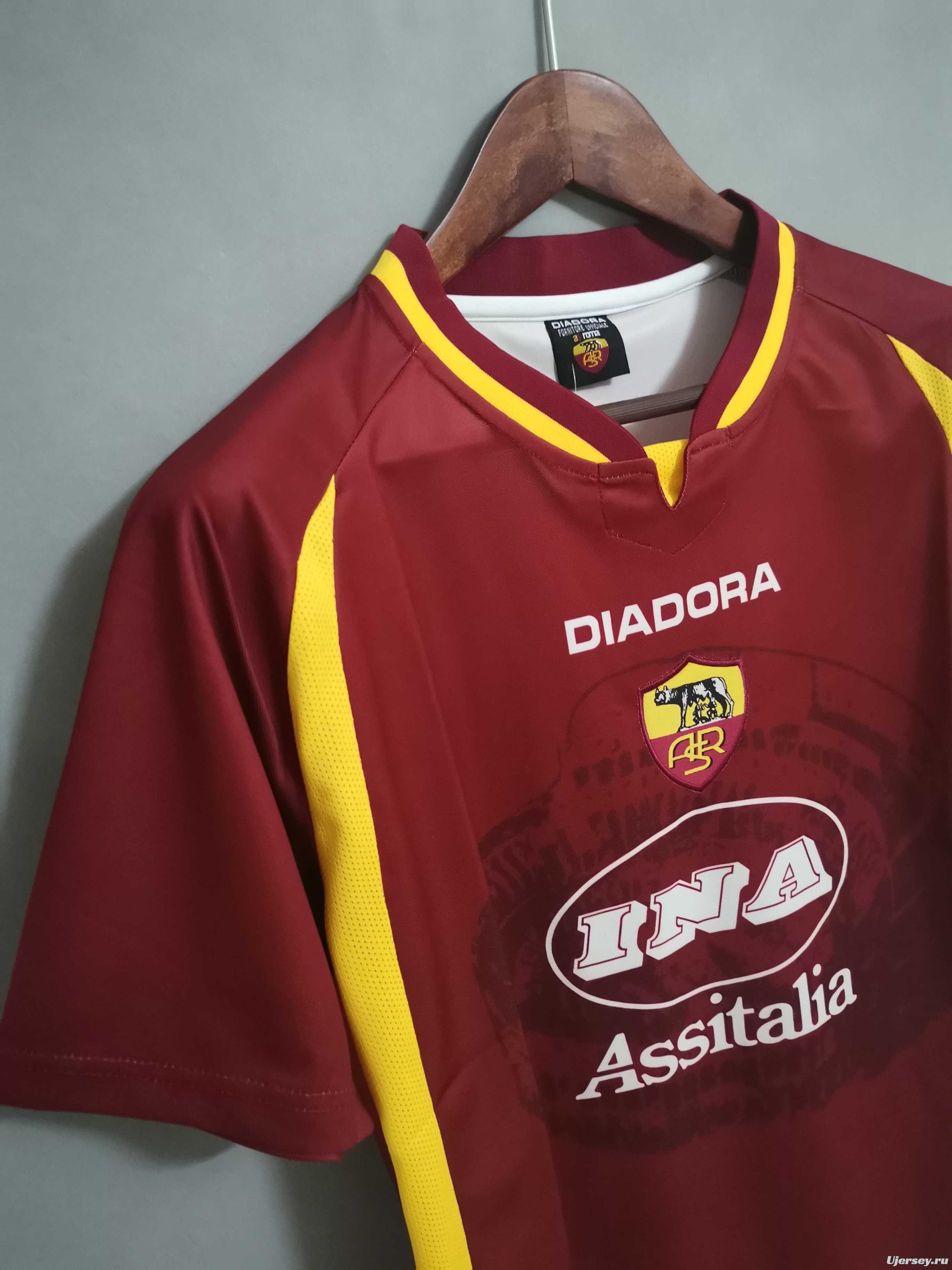 Retro 97 98 Roma Home Jersey