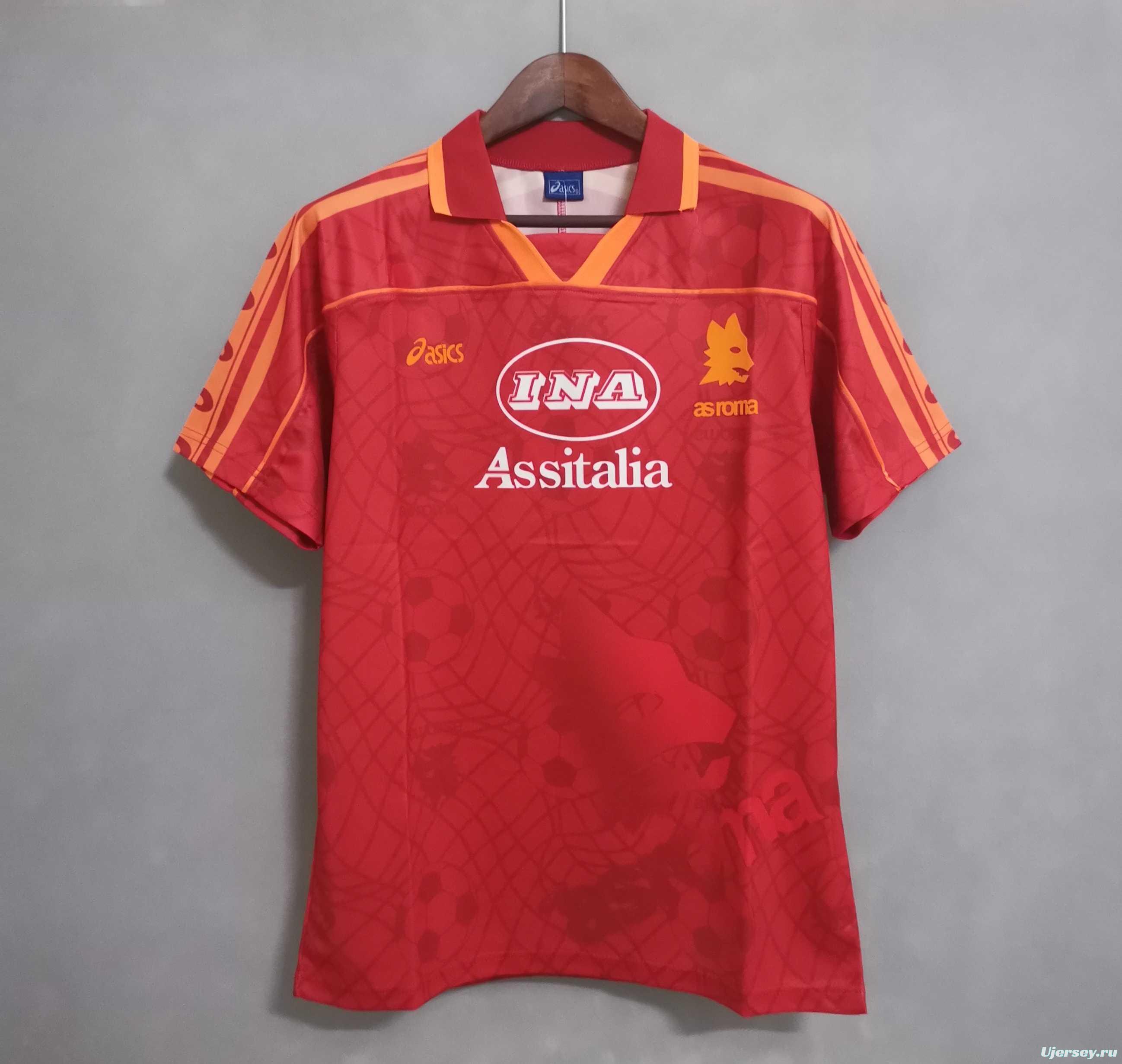 Retro 95/96 AS Roma Home Jersey