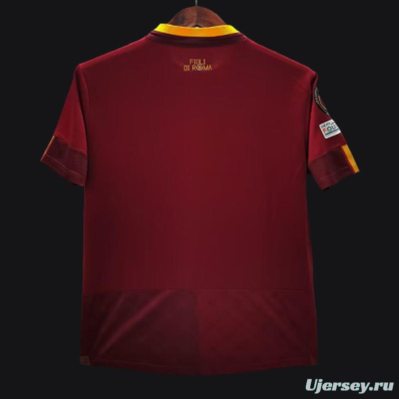 22/23 AS Roma Home Jersey Final Budapest Jersey  With Full Patches