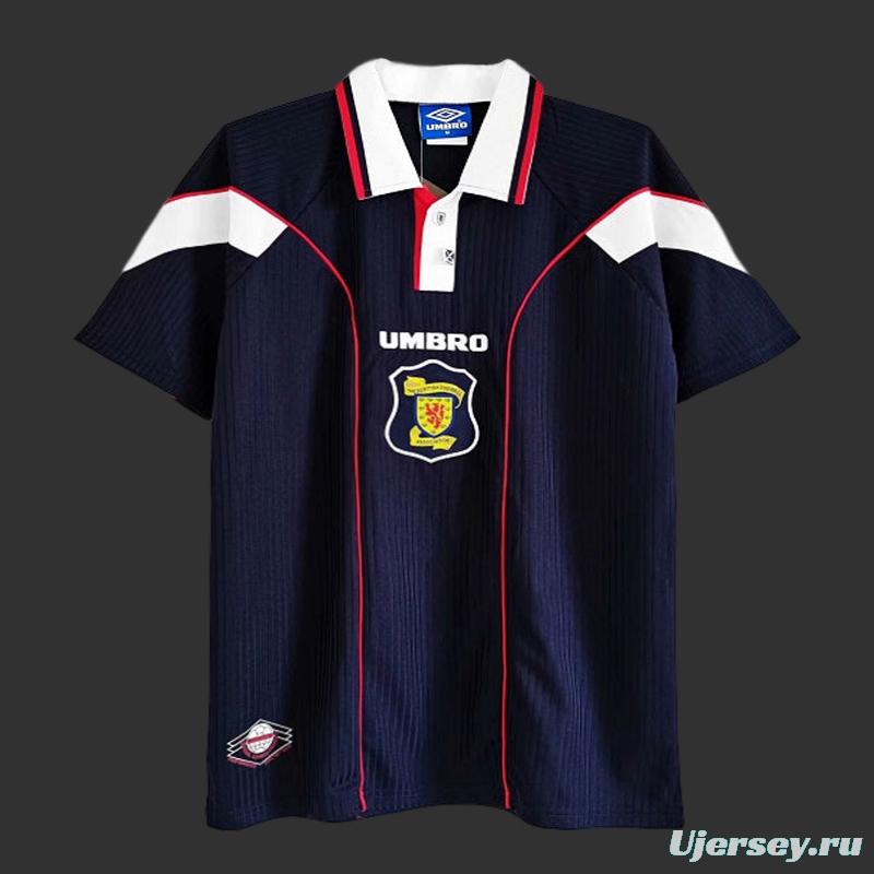 Retro 96/98 Scotland Home Jersey