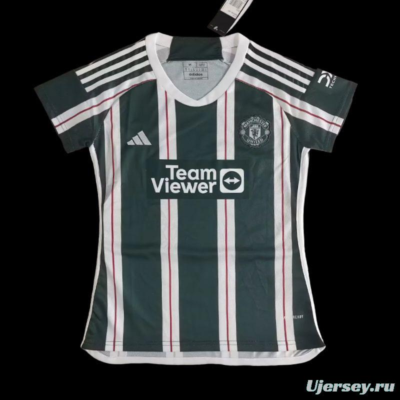 23/24 Women Manchester United Away Jersey