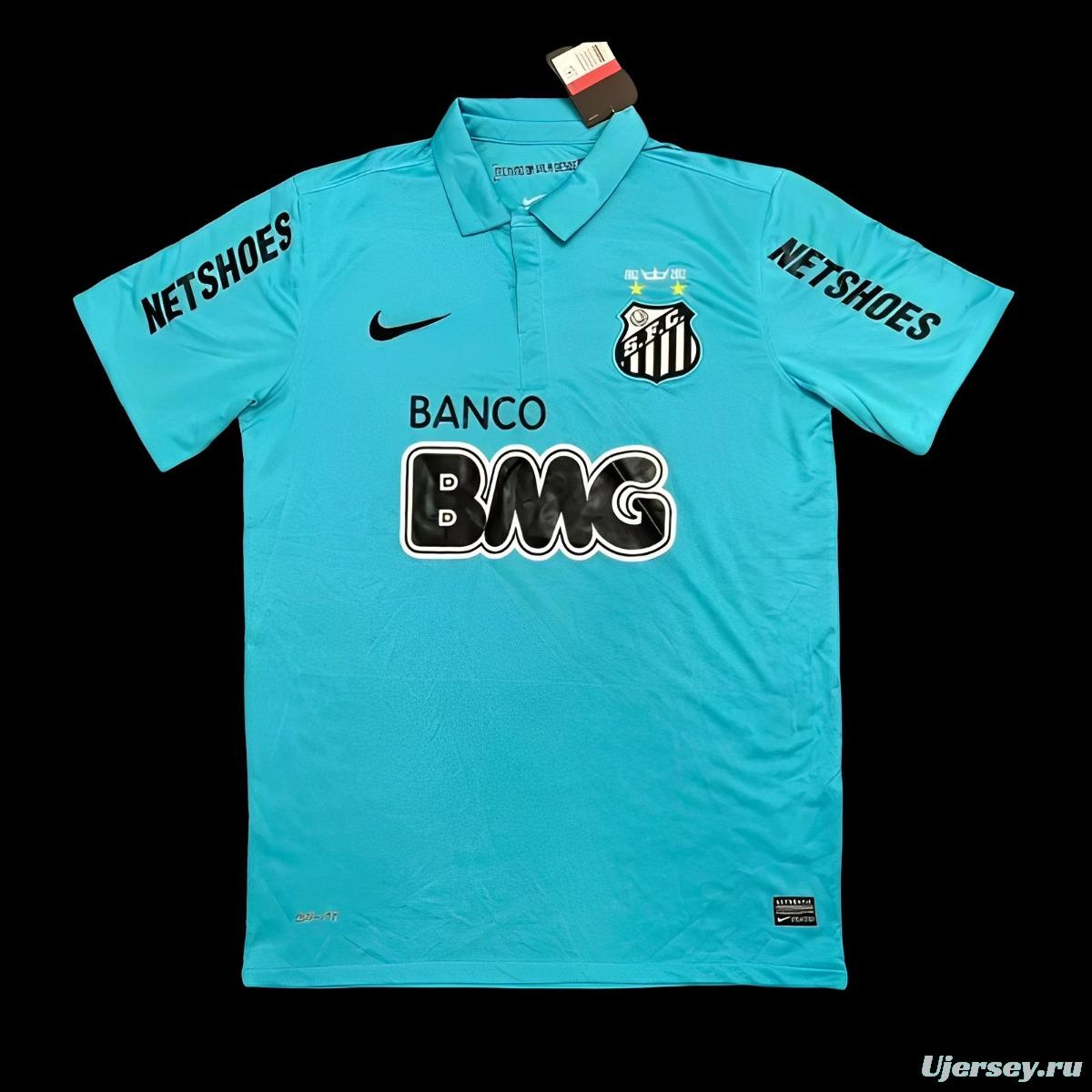 Retro 12/13 Santos Third Blue Soccer Jersey